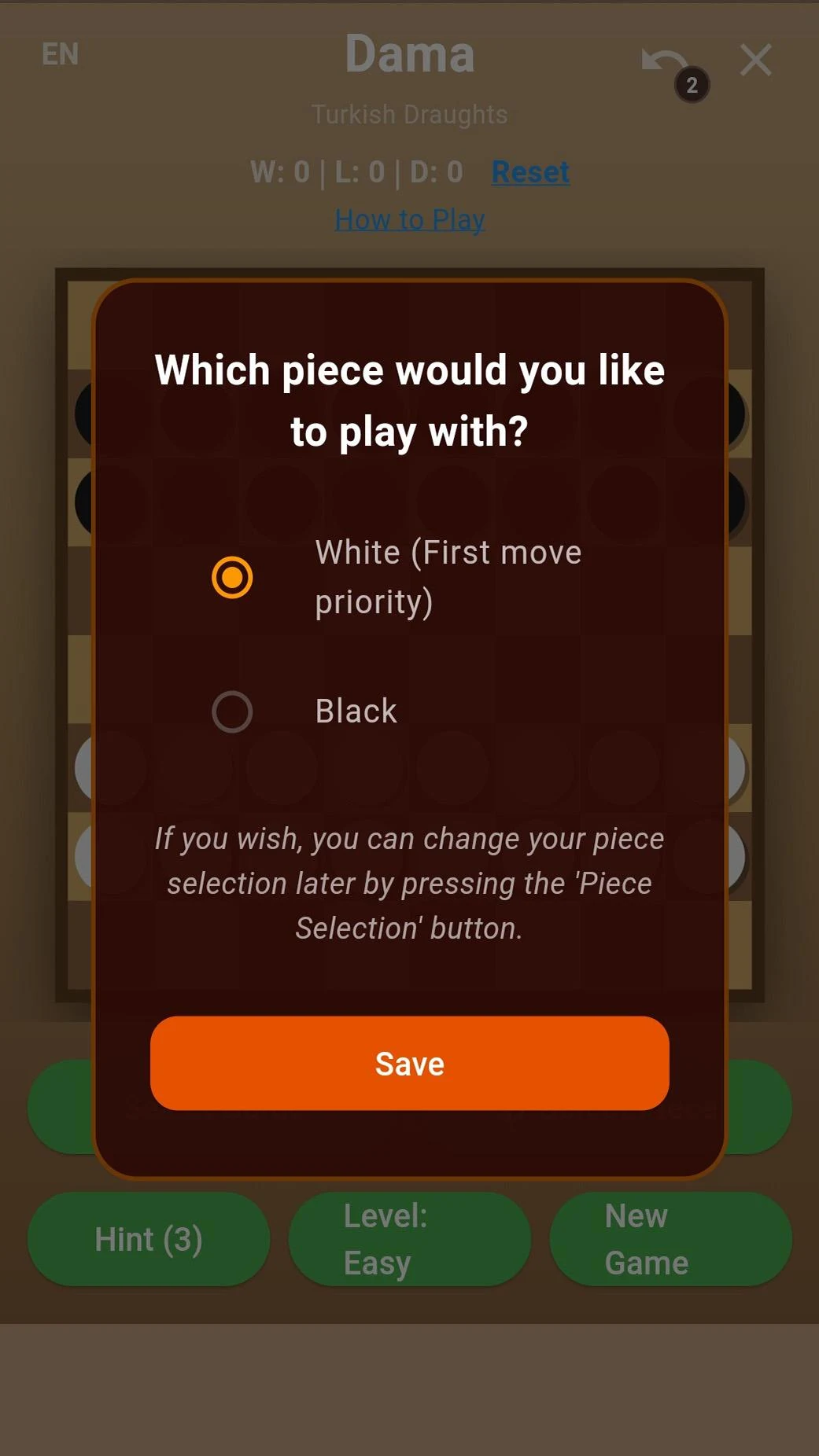 Dama - Checkers screenshot